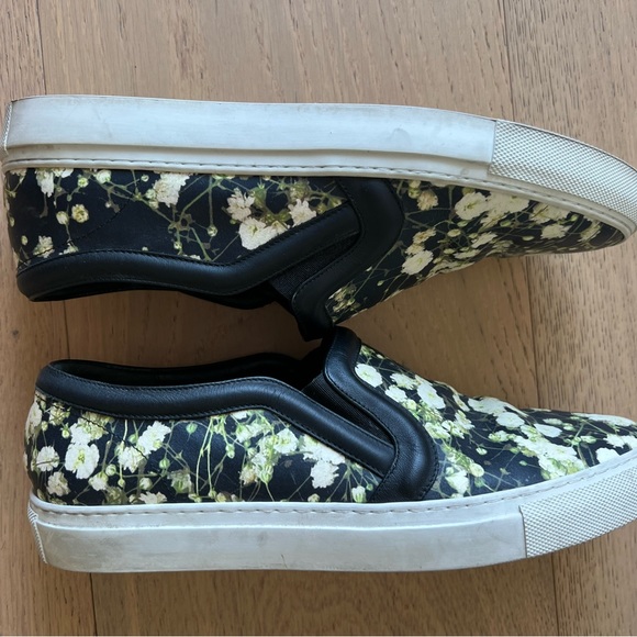 GIVENCHY leather floral print sneakers Size 11